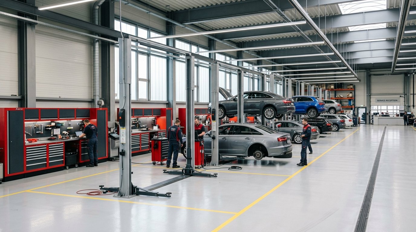 E2E Test Servis Otomotiv (Trial) Atölye Görünümü