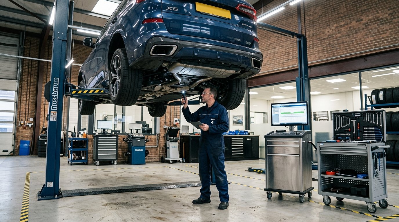 E2E Test Servis Otomotiv (Trial) Atölye İç Görünümü